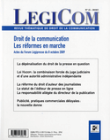 Revue Legicom, no 45